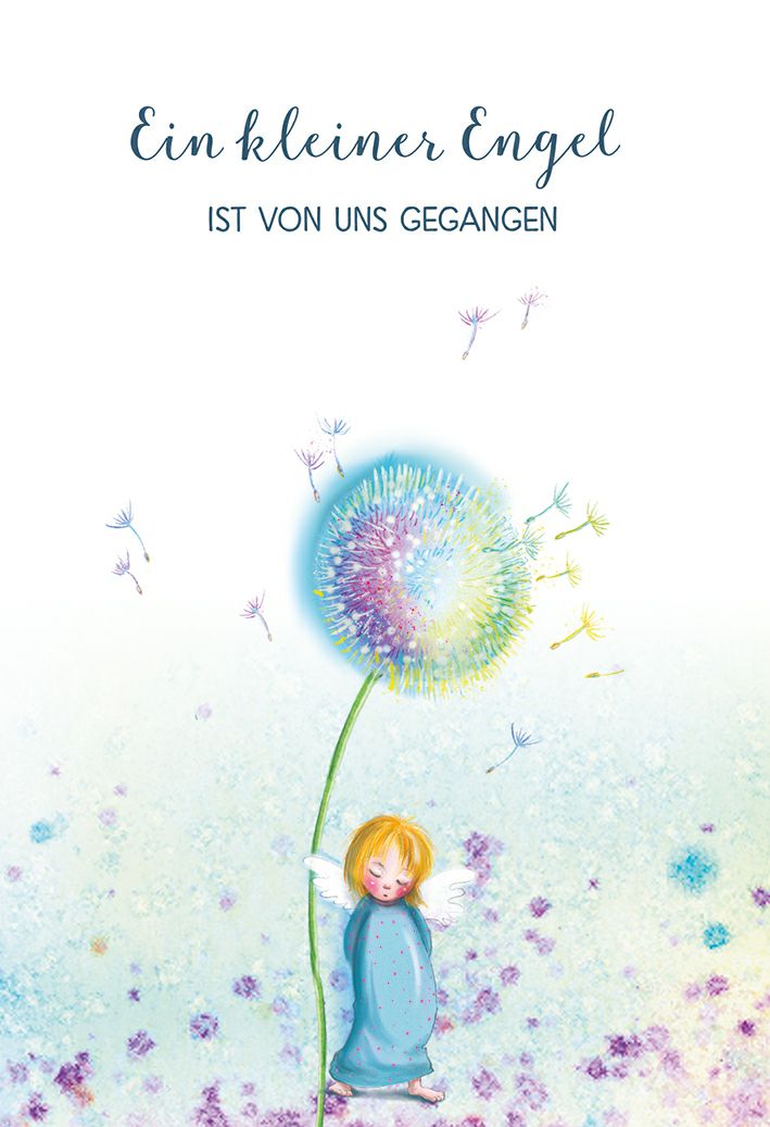 Trauerkarte Ein kleiner Engel ist von uns gegangen