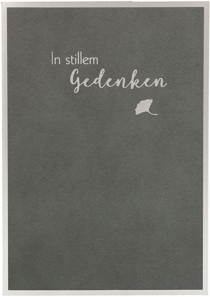 Trauerkarte In stillem Gedenken
