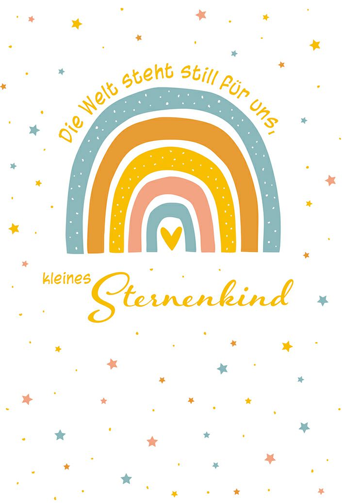 Trauerkarte Sternenkind