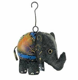 Metall-Elefant zum Hängen