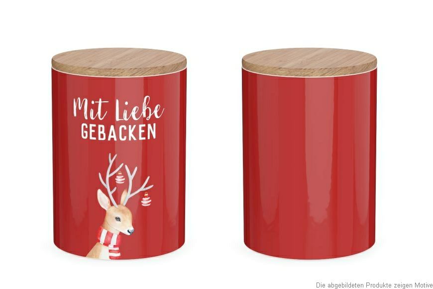 Vorratsdose Mit Liebe rot