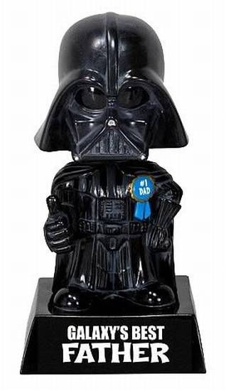 Wacky Wisecracks Wackelkopf-Figur Darth Vader Best Father