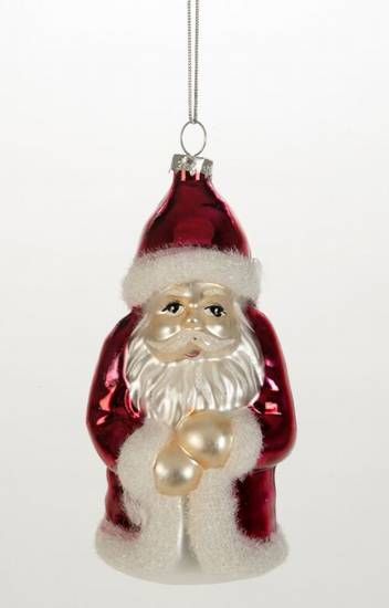 Nikolaus rot Glasschmuck