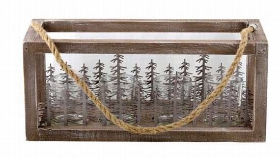 Wald Windlichtbox