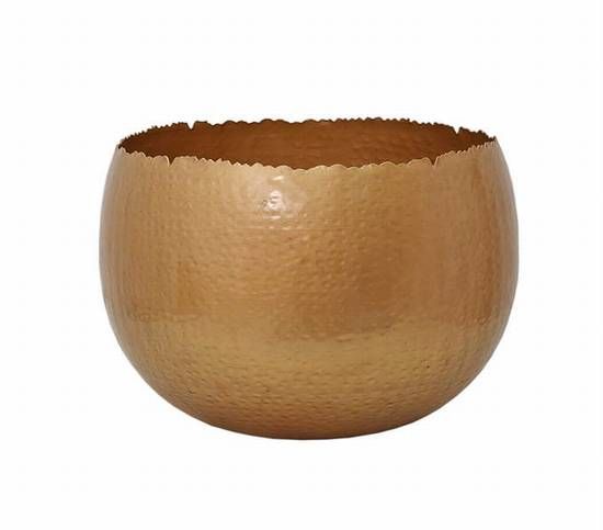 Windlicht gold Emaille