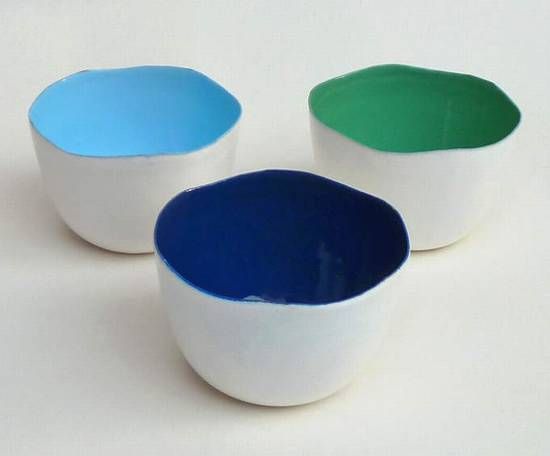 Windlicht blue 3-er Set