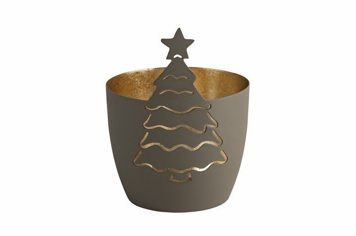 Madras Windlicht  M Weihnachtsbaum