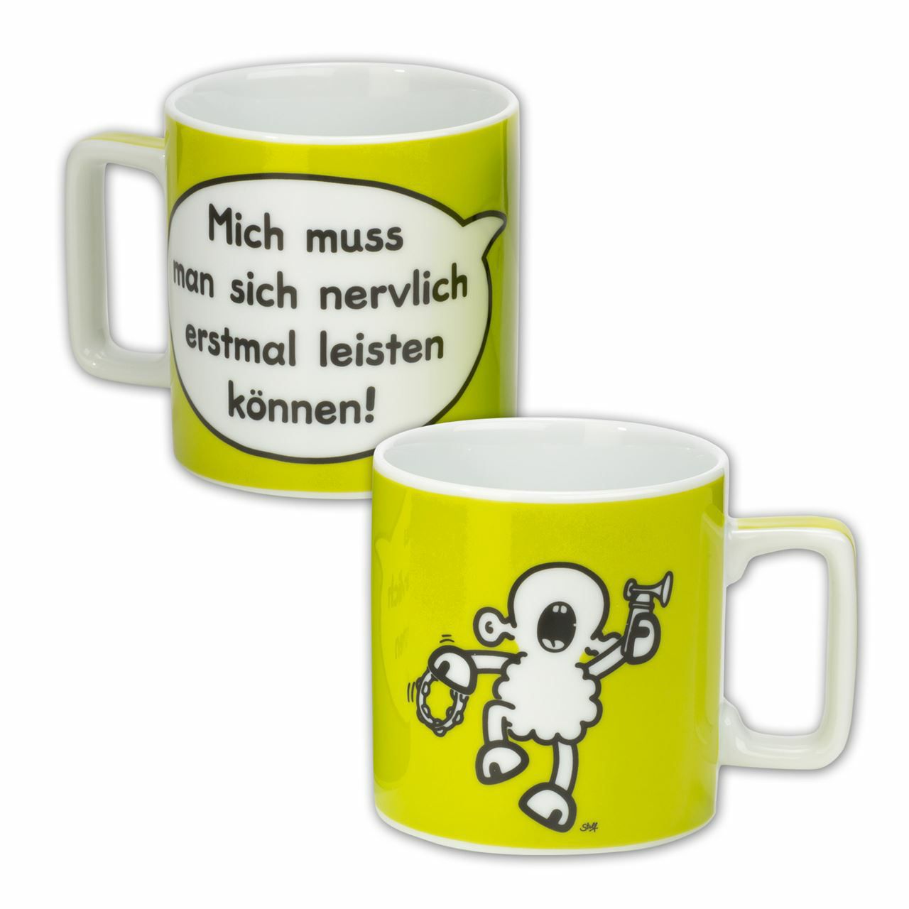 Wortheldtasse Nervlich