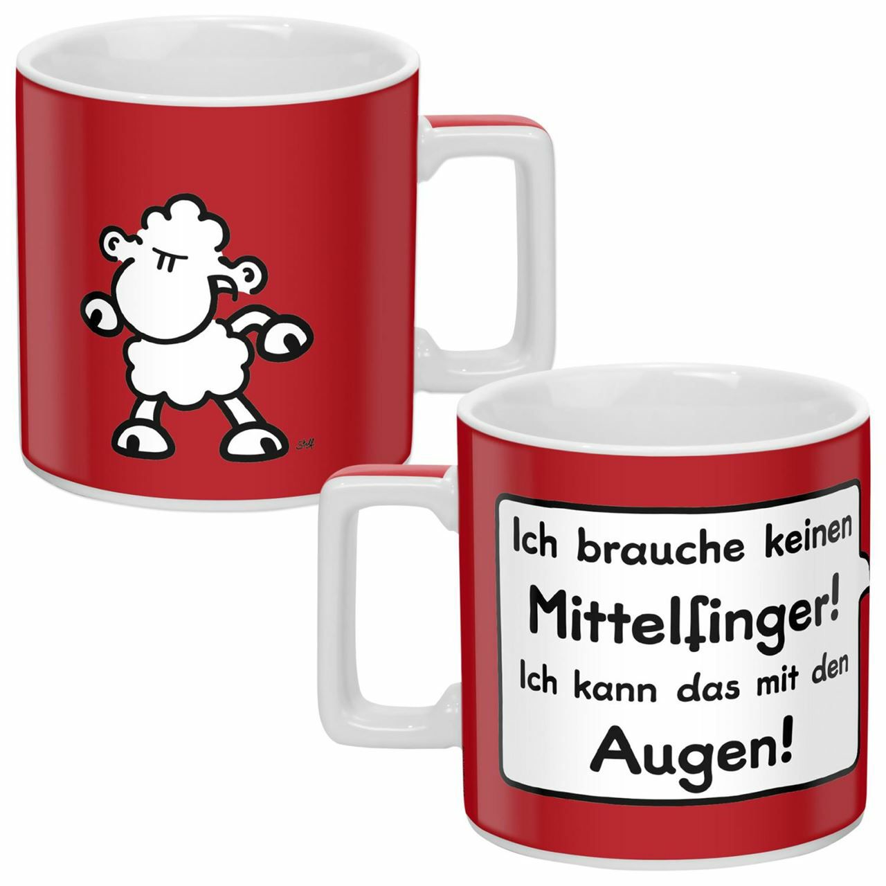 Wortheldtasse Augen