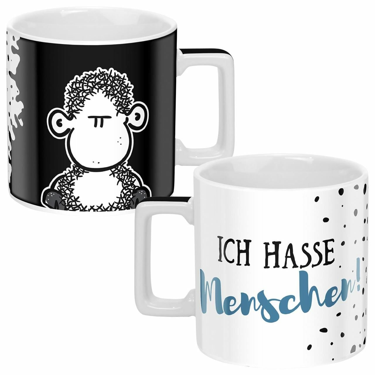 Wortheldtasse Menschen