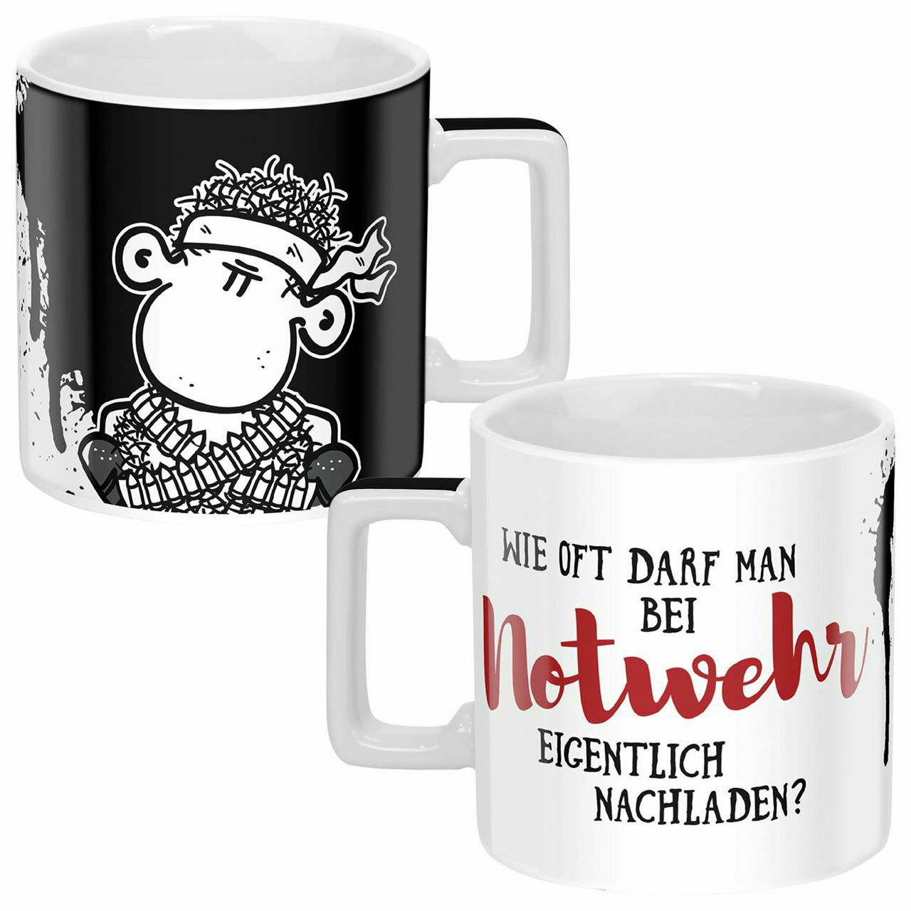 Wortheldtasse Notwehr