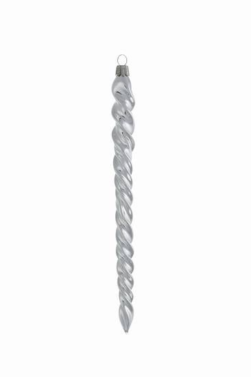 Zapfen Knitter gedreht silber