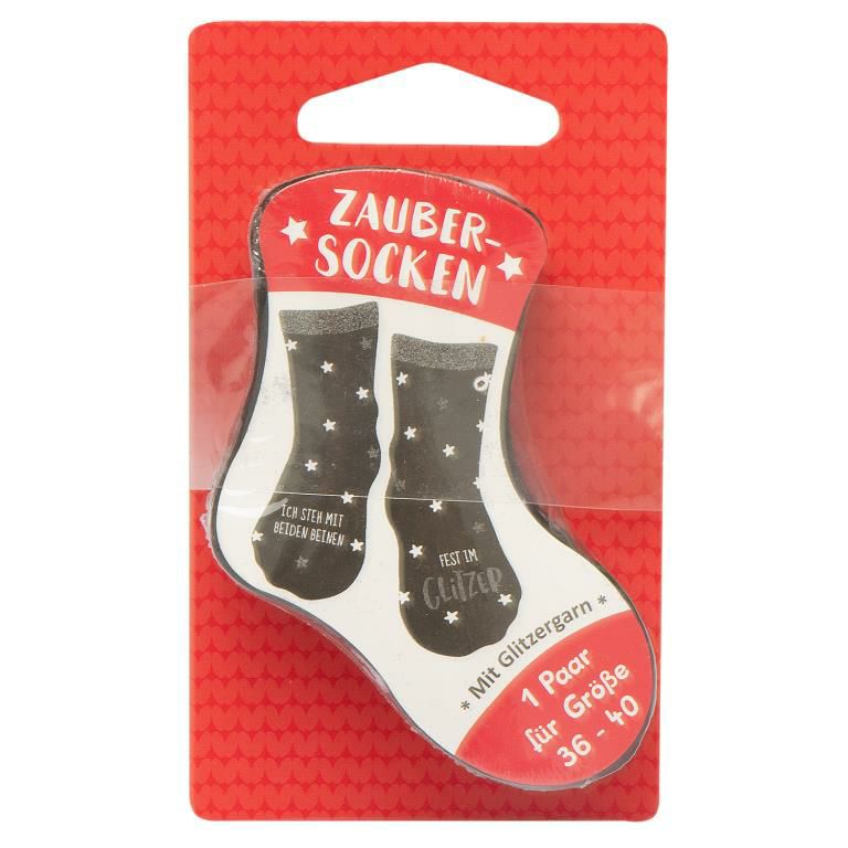 Zaubersocken Glitzer