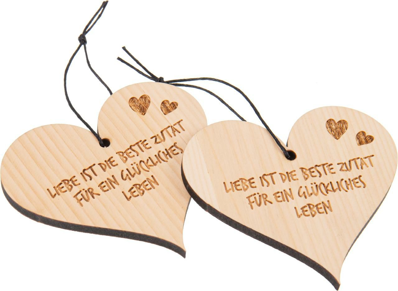 Zirbenherz Liebe ist die beste Zutat