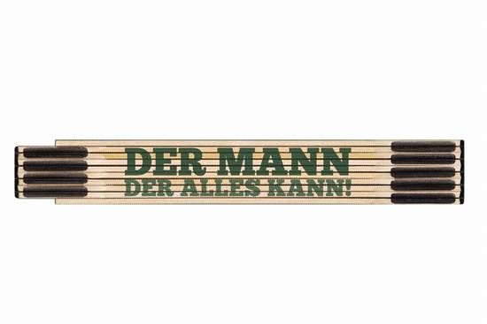Zollstock Mann kann