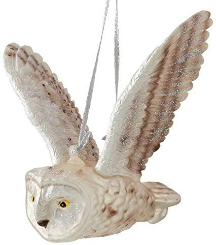 Eule Vogel Kuckuck Uhu Weihnachtsbaumkugel Glas Christbaumschmuck Weihnachten 2
