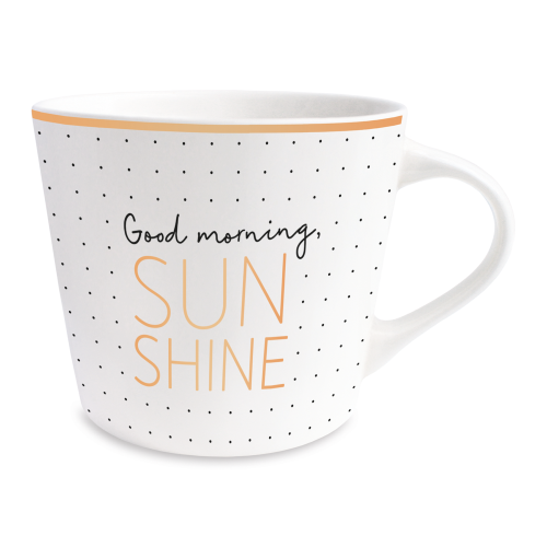 Goldstücke Tasse Good morning Sunshine