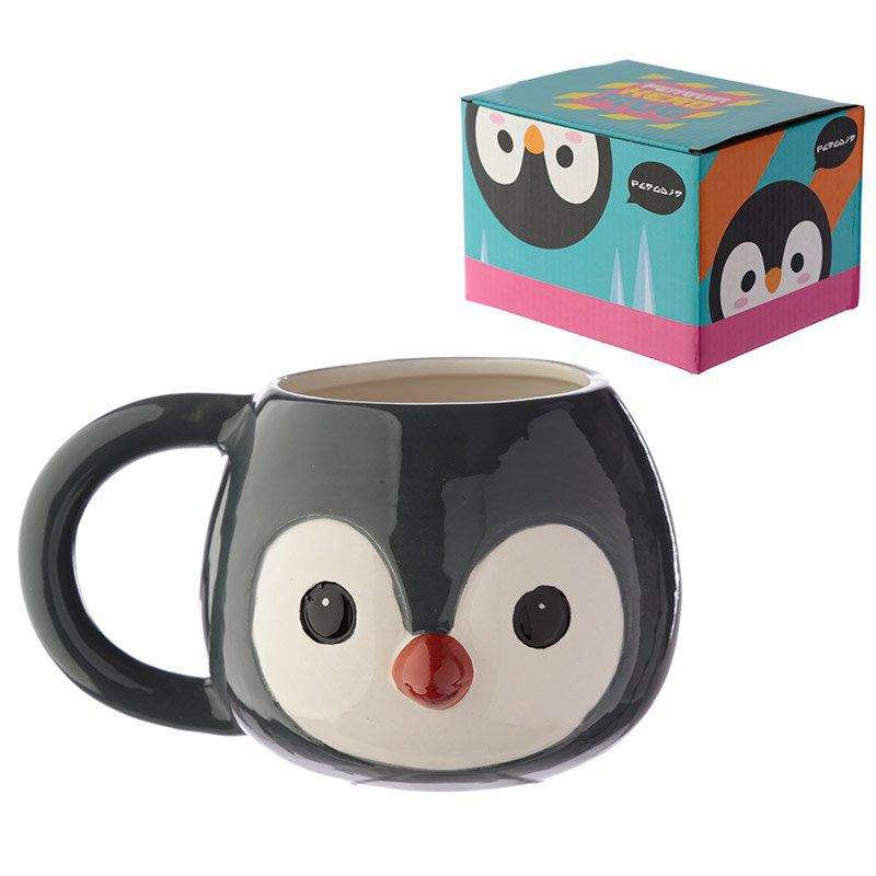 3D Tasse Pinguinkopf 