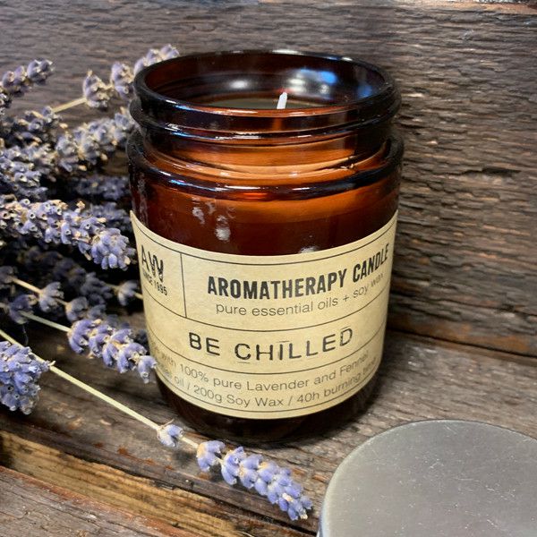 Aromatherapie Sojakerze Sei gechillt