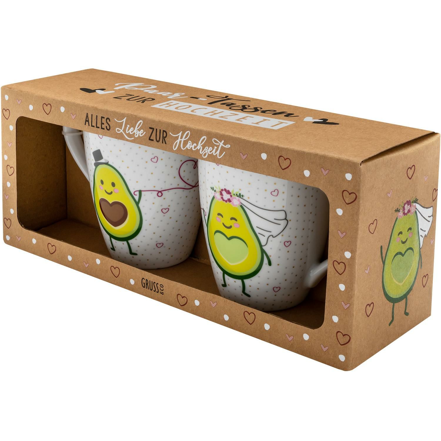 Paar-Tassen Avocados