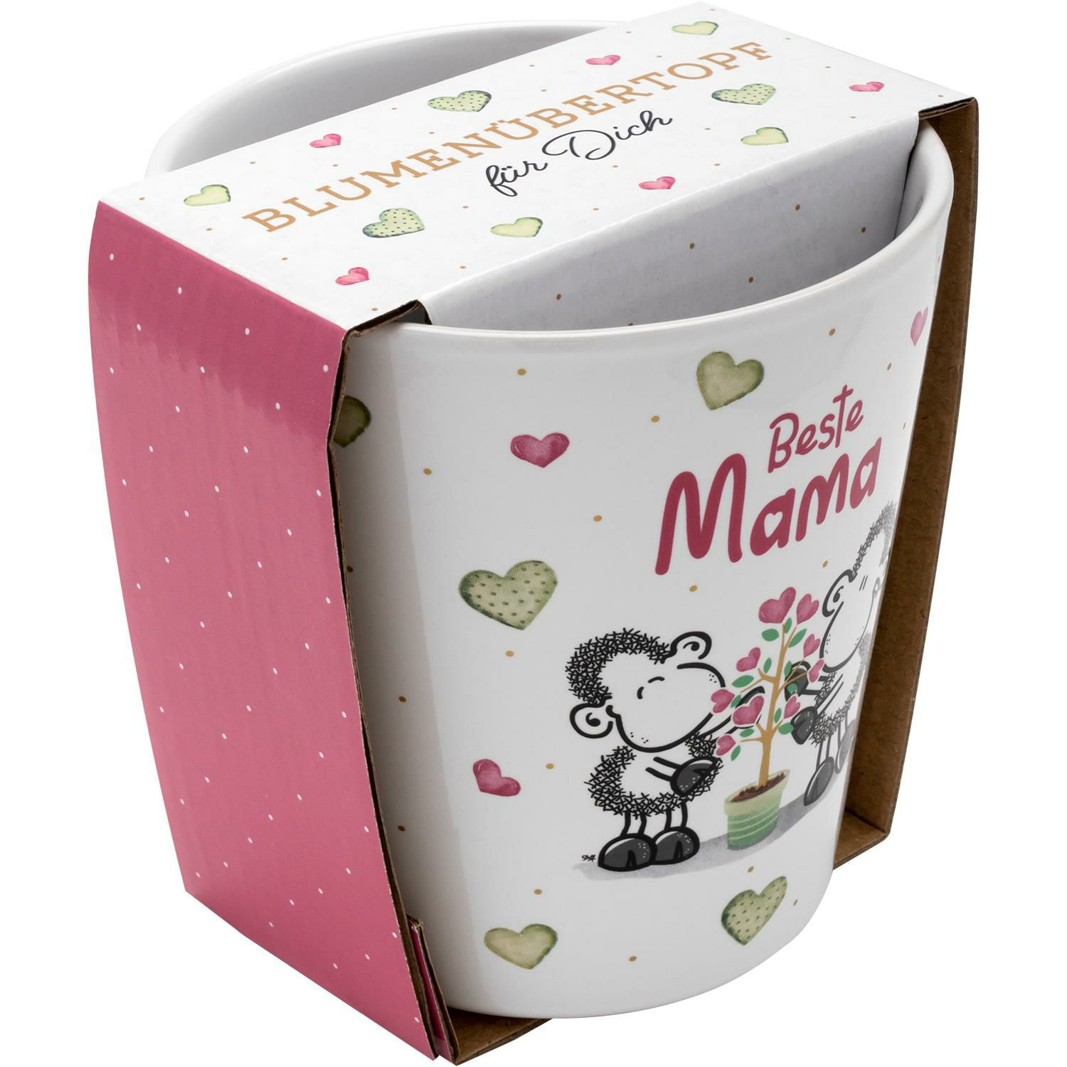 Blumenübertopf Beste Mama