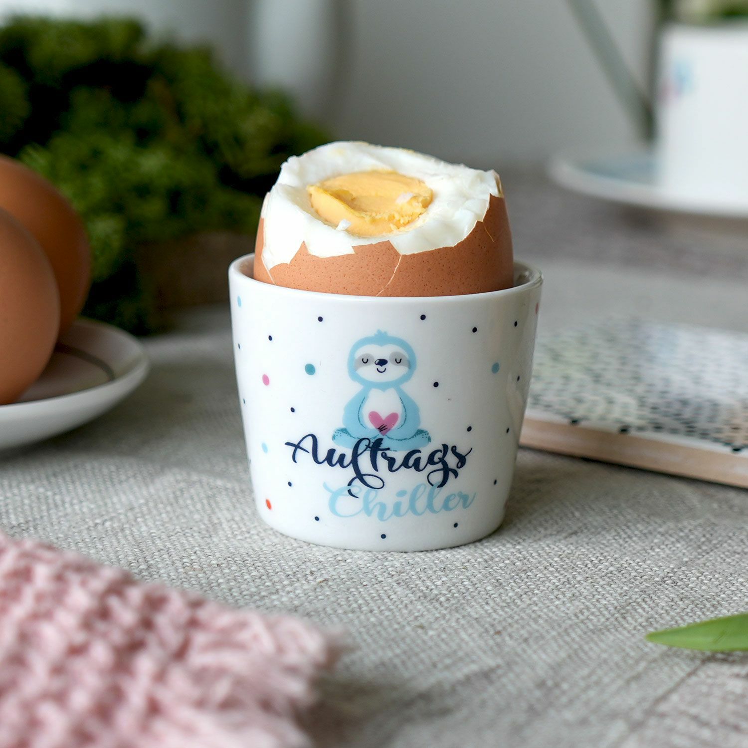 Eierbecher Auftragschiller
