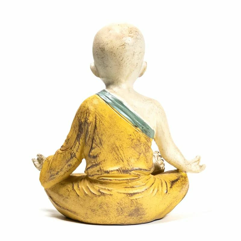 Yoga Mönch Statue Om  