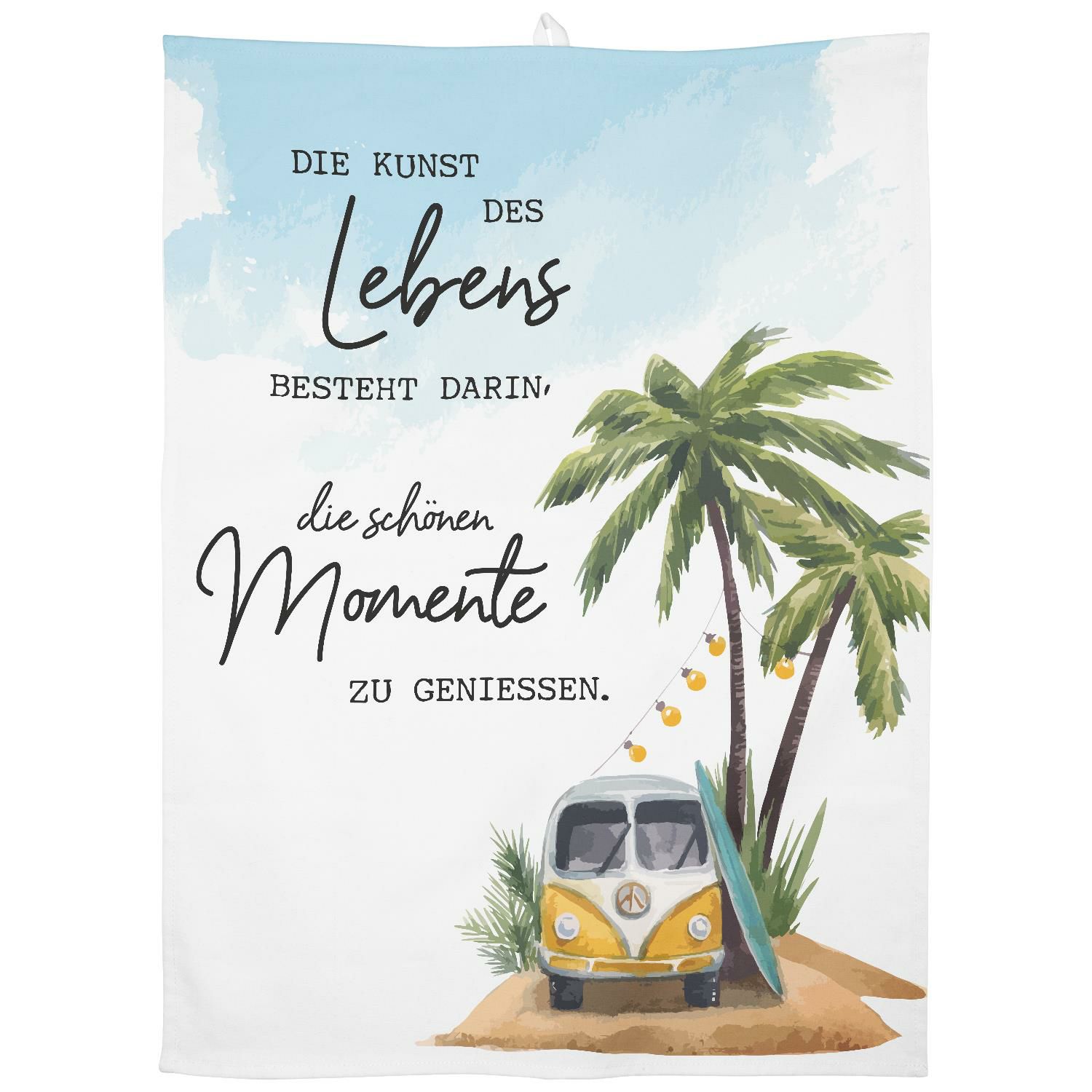 Geschirrtuch Die Kunst des Lebens 