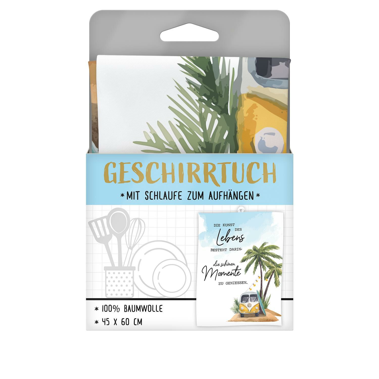 Geschirrtuch Die Kunst des Lebens 