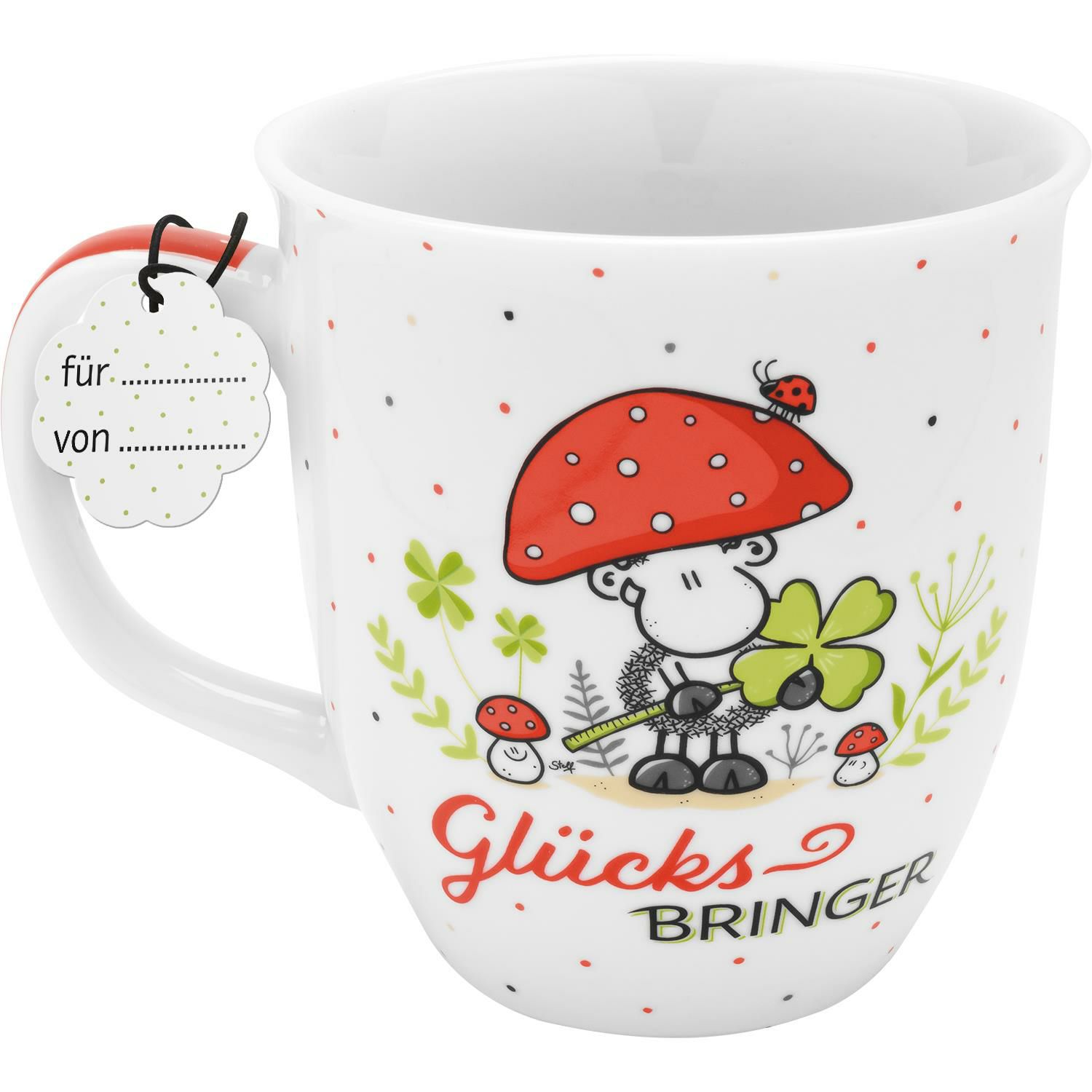 Sheepworld Tasse Glücksbringer