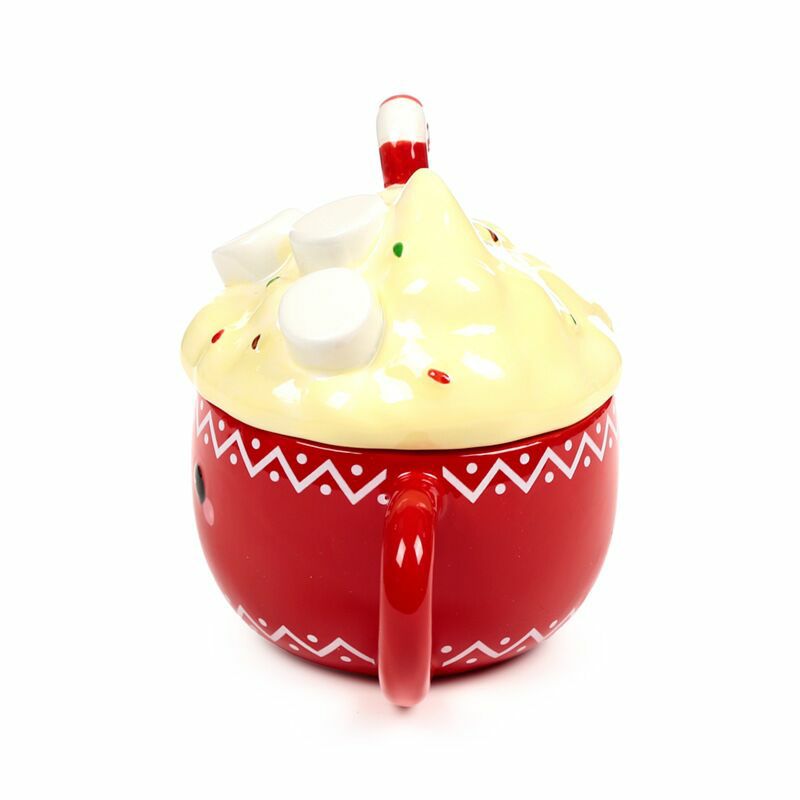 Becher Marshmallow mit Deckel