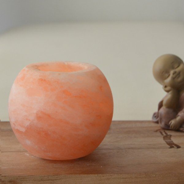 Himalaya Salz Kristall Windlicht