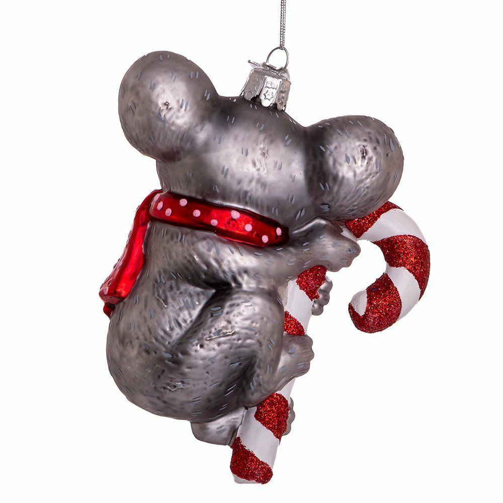 Koala mit Zuckerstangenglasverzierung