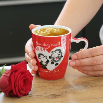 Liebestasse mein Herz macht hüpf