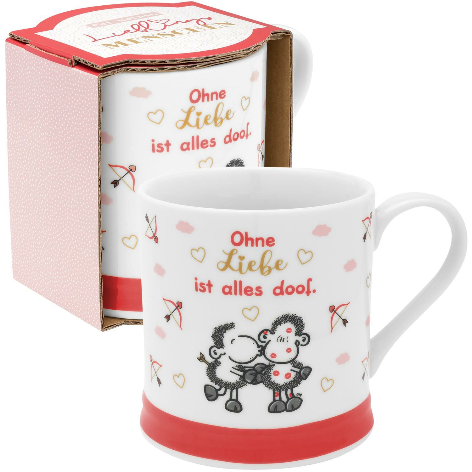 Lieblingsmenschen Tasse Ohne Liebe doof