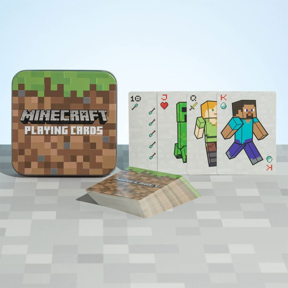 Minecraft Spielkarten in Blechdose