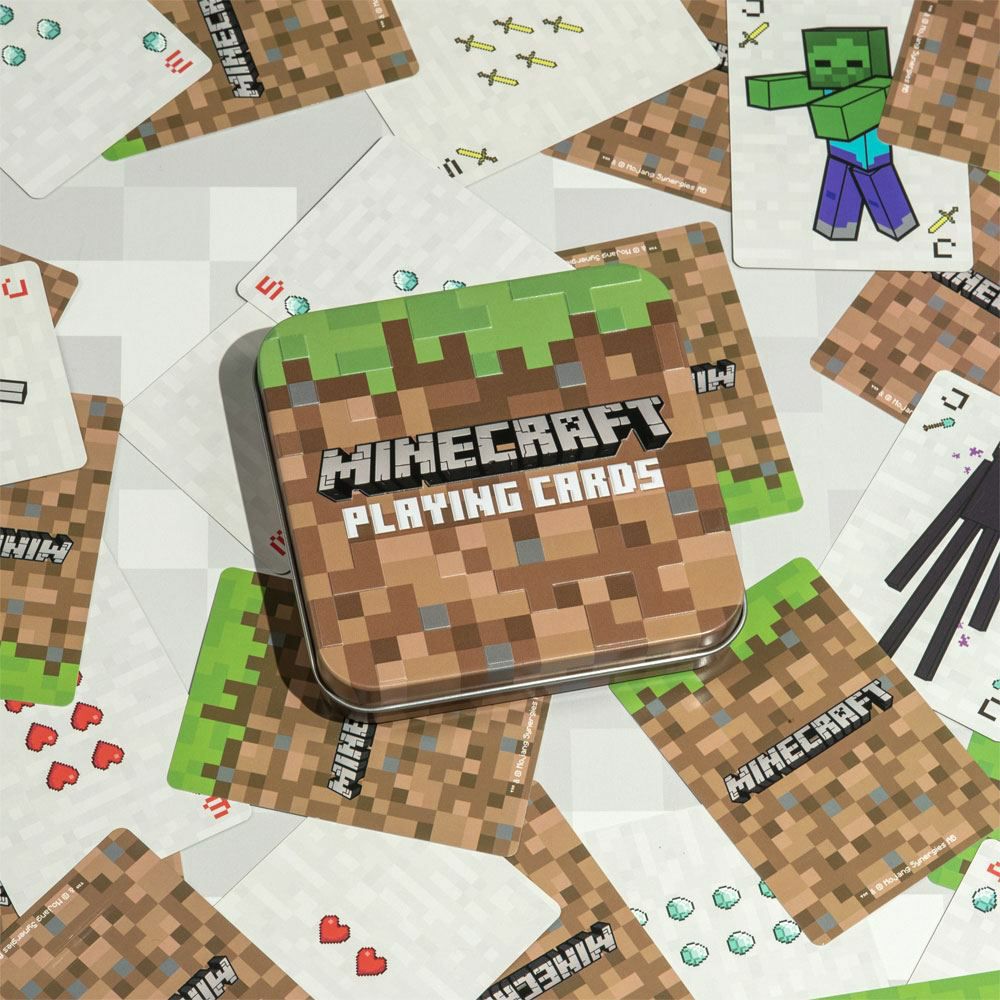 Minecraft Spielkarten in Blechdose