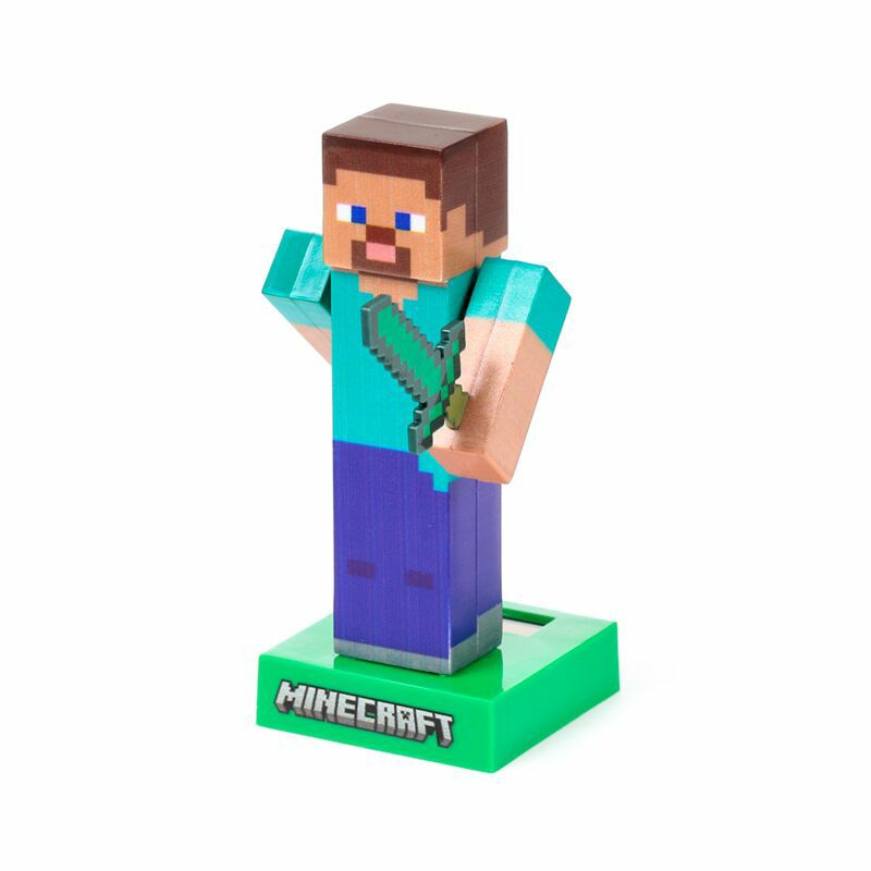 Minecraft Steve Solar Pal Wackelfigur