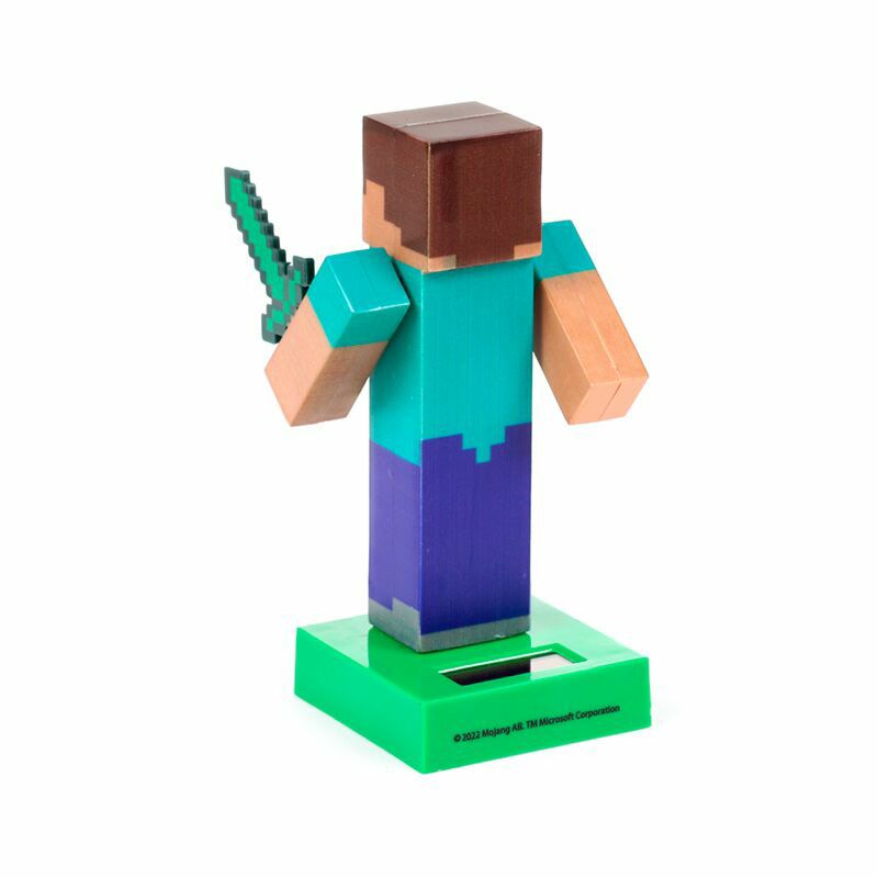 Minecraft Steve Solar Pal Wackelfigur
