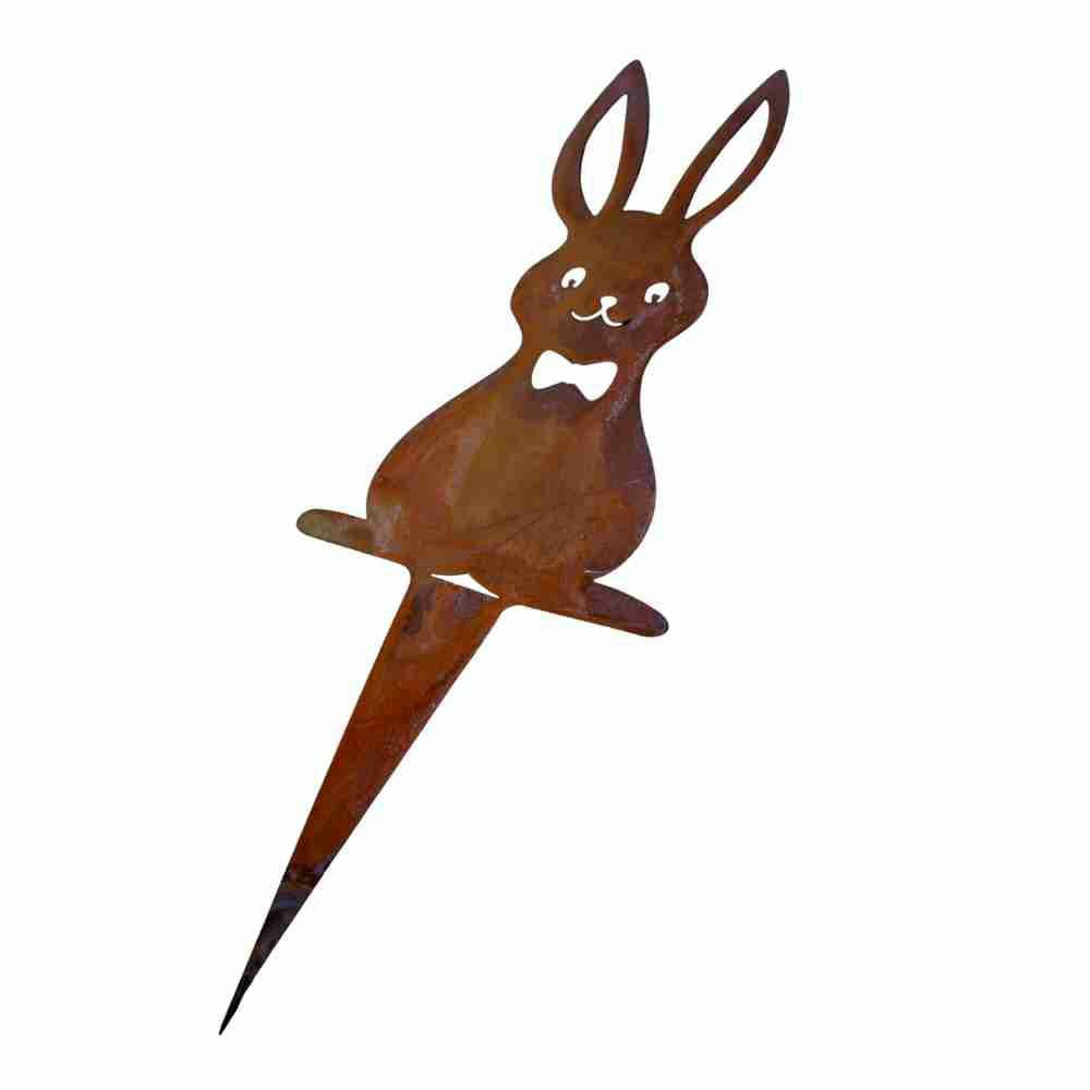 Gartenstecker Rost Hasenmann