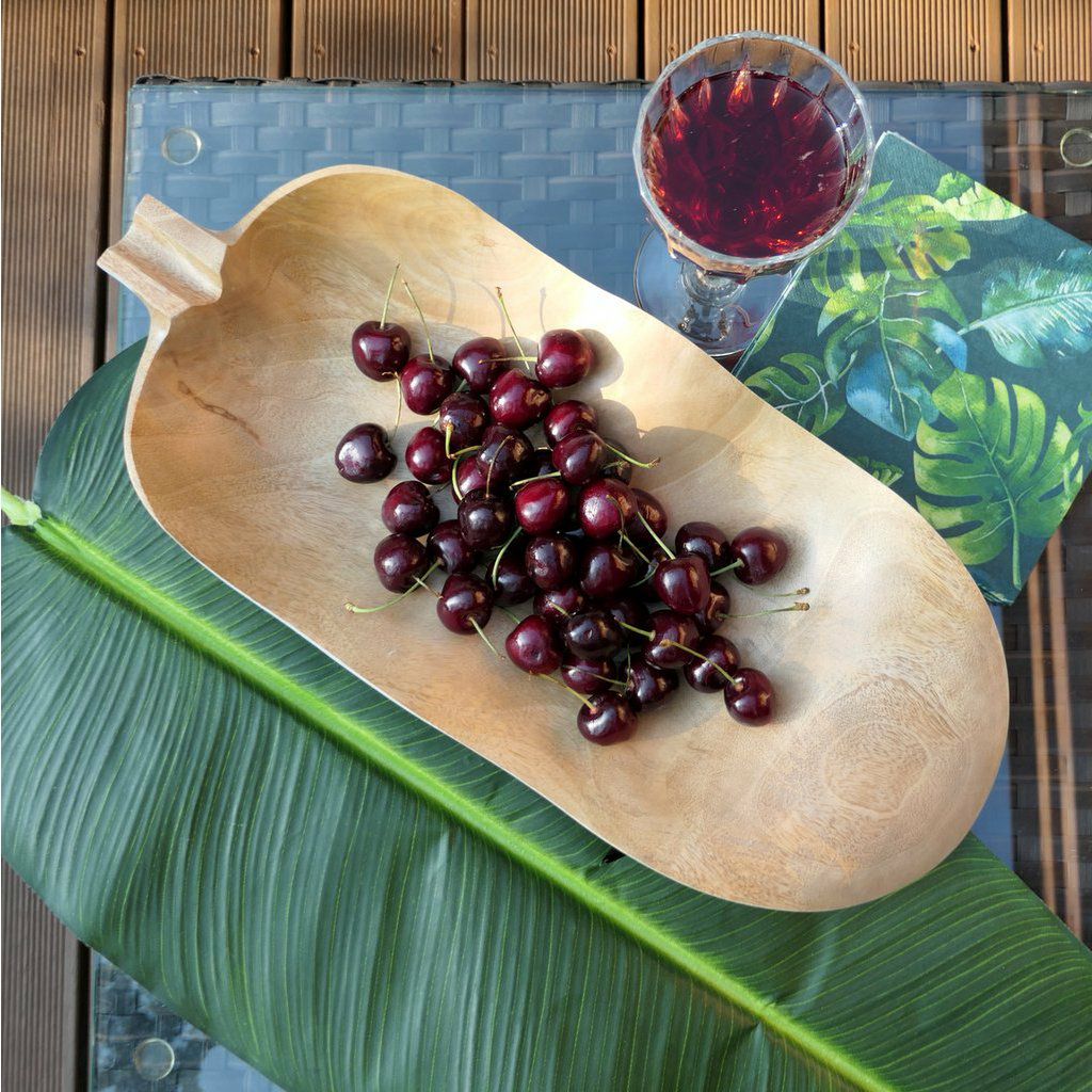 Holzschale Banana Leaf