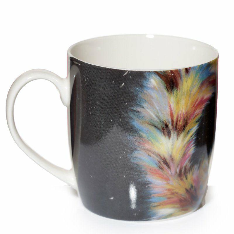 Kim Haskins Regenbogen-Katze Tasse