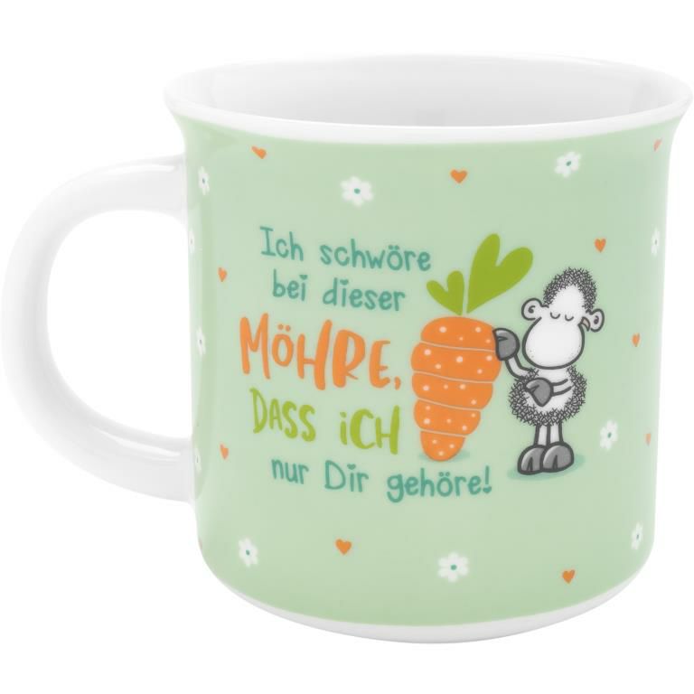 Ostertasse Möhre mit Geschenkbanderole