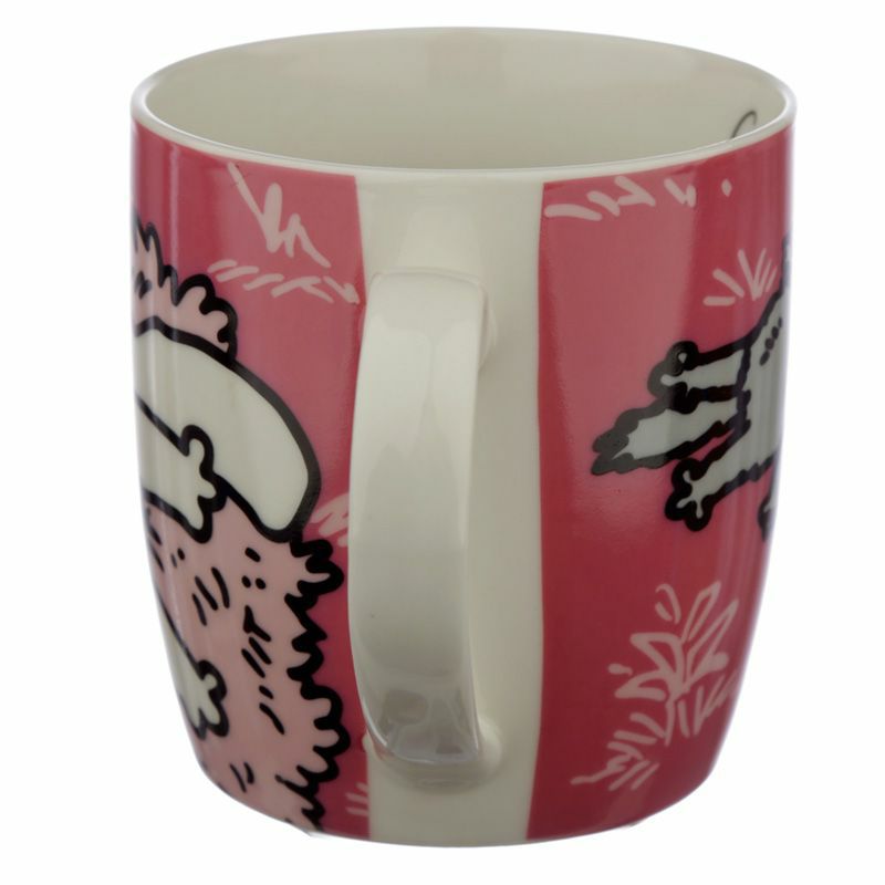 Simon's Cat rosa Tasse