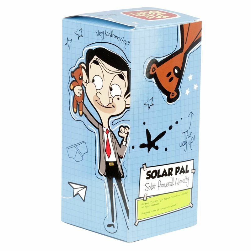 Tanzende Solarfigur Mr. Bean, England bewegliche Figur Wackelkopffigur Deko  Kult