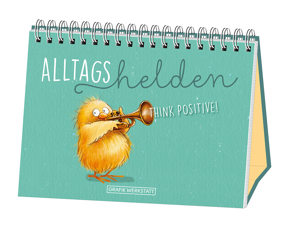Spiralbuch Alltagshelden Think positive