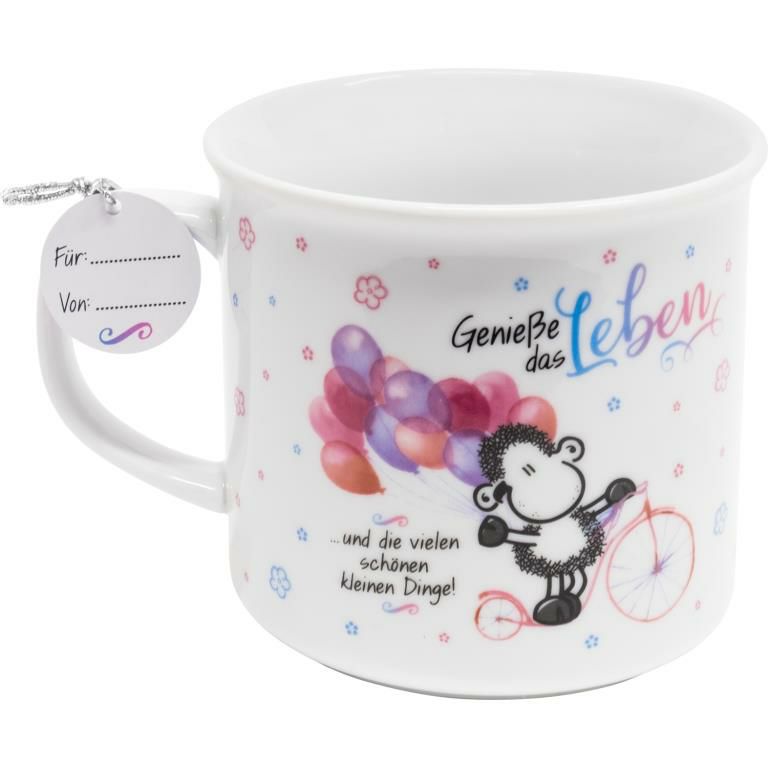 Sheepworld Tasse Genieße das Leben