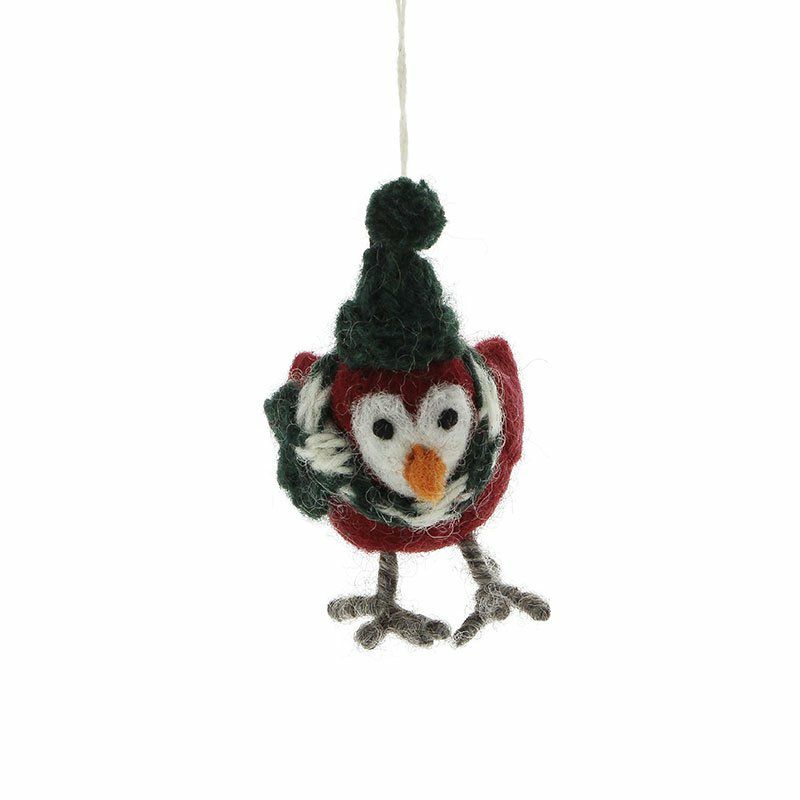 Filzhänger Weihachtsvogel Irmi