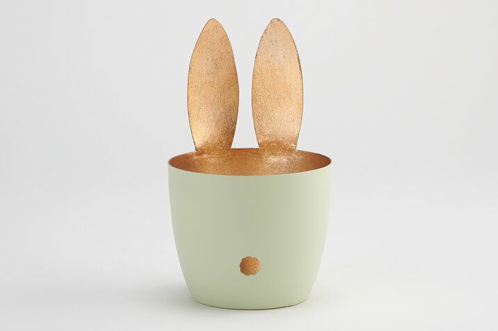 Madras Windlicht M Hase