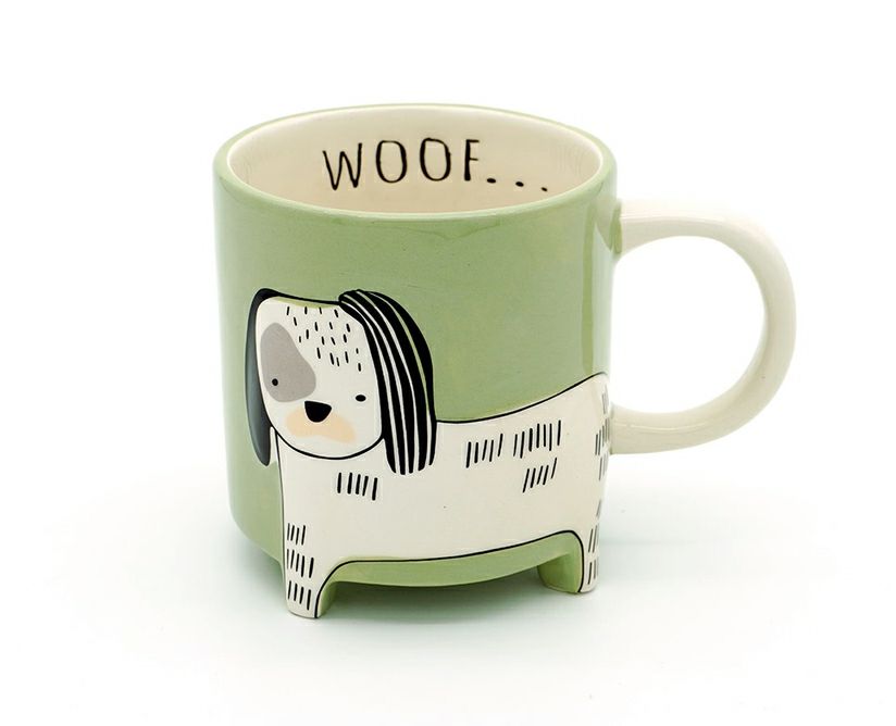 Süßer Kaffeebecher Hund